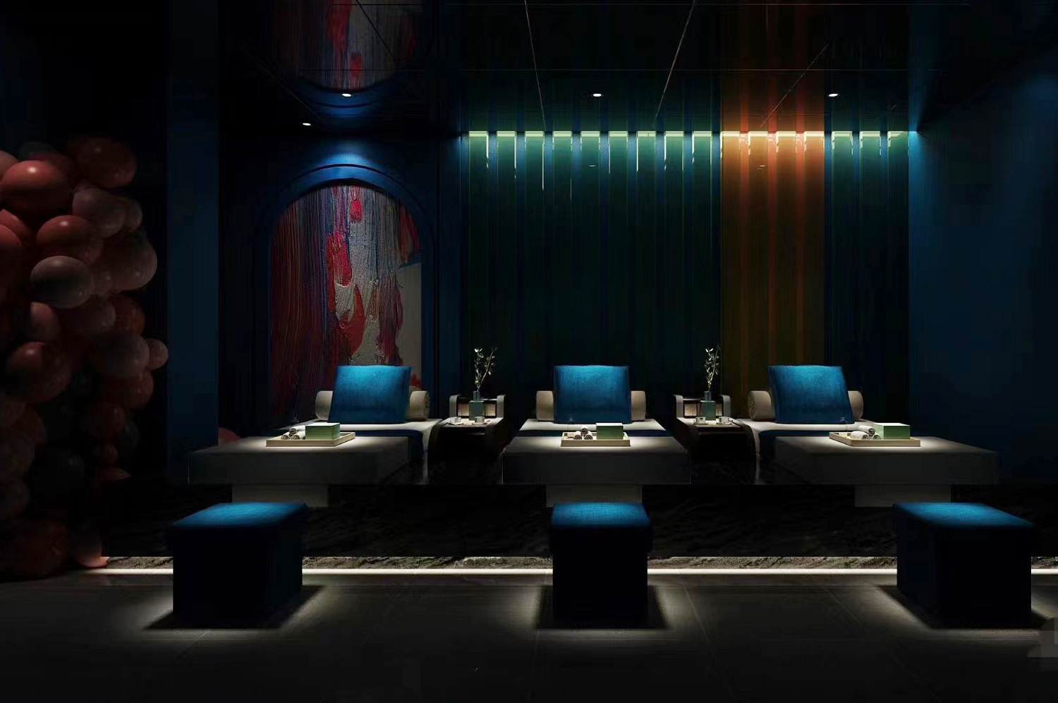 足浴店裝修效果圖及浴足店裝修風格推薦